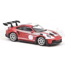 Porsche 911 992 GT3 RS Coupe Salzburg Livery 2022 Red White Norev 750047