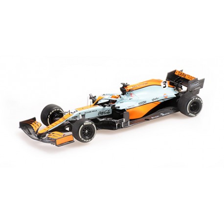 McLaren Mercedes MCL35M 3 F1 Grand Prix de Monaco 2021 Daniel Ricciardo Minichamps 537214903