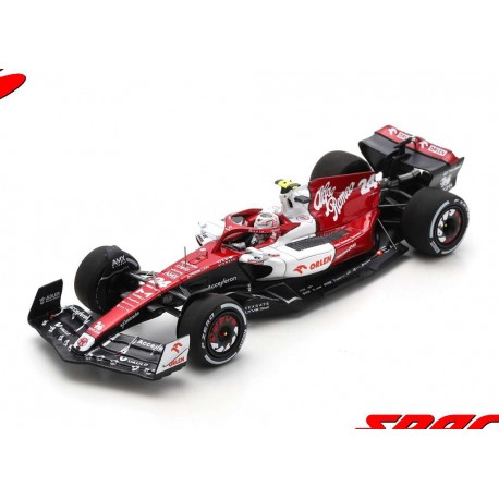 Alfa Romeo Ferrari C42 24 Guanyu Zhou F1 10ème Italie 2022 Spark S8549