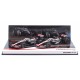 Cars Set Haas Ferrari VF-23 F1 2023 Magnussen Hulkenberg Minichamps 447232720