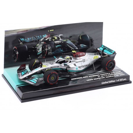 Mercedes AMG F1 W13 E Performance 44 Lewis Hamilton F1 Grand Prix de Bahrain 2022 Minichamps 447220144