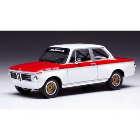 BMW 2002 Tii Alpina 1972 White Red IXO CLC481N