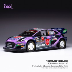 Ford Puma Rally 1 7 Rallye de l'Acropole 2022 Loubet - Landais IXO 18RMC138