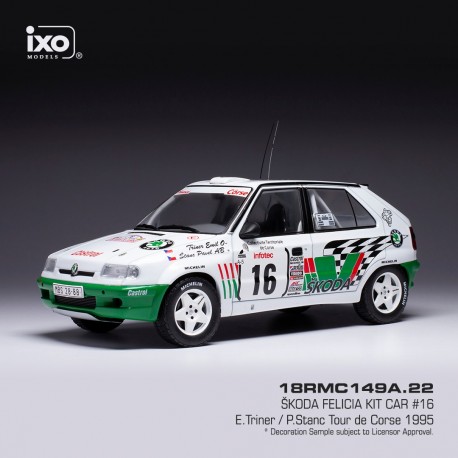 Skoda Felicia Kit Car 16 Tour de Corse 1995 Triner - Stanc IXO 18RMC149A