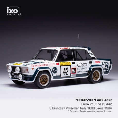 Lada 2105 VFTS 42 Rallye des 1000 lacs 1984 Brundza - Neyman IXO 18RMC146