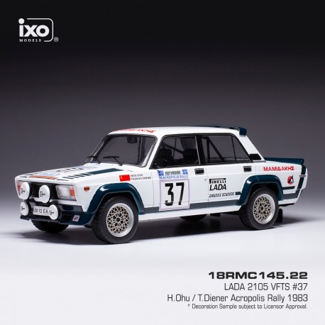 Lada 2105 VFTS 37 Rallye de l'Acropole 1983 Ohu - Diener IXO 18RMC145