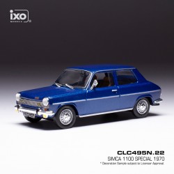 Simca 1100 Special 1970 Blue Met IXO CLC495N