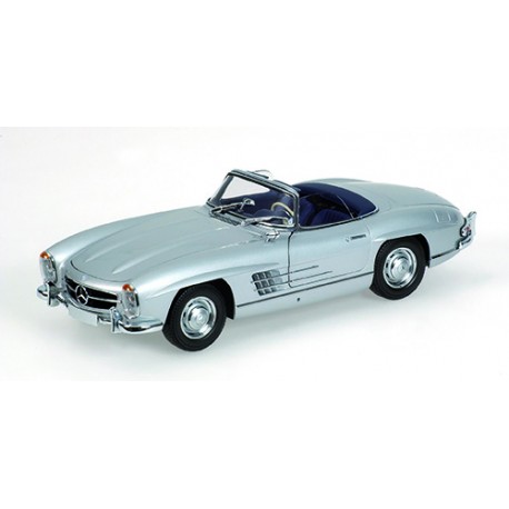 Mercedes Benz 300 SL Roadster W198 1957 Silver Minichamps 180039030