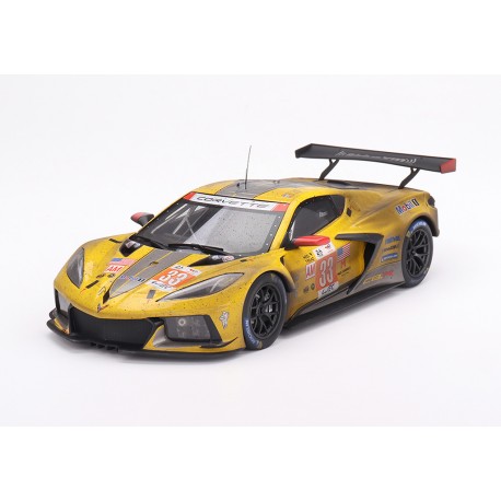 Chevrolet Corvette C8R dirty version 33 Winner LMGTEAm 24 Heures du Mans 2023 Truescale TS0523