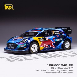 Ford Puma Rally 1 7 Rallye de Suède 2023 Loubet - Gilsoul IXO 18RMC154B