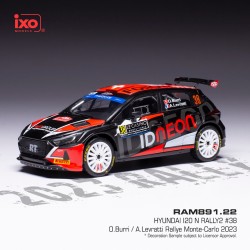 Hyundai I20N WRC2 38 Rallye Monte Carlo 2023 Burri - Levratti IXO RAM891