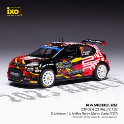 Citroen C3 WRC2 24 Rallye Monte Carlo 2023 Lefebvre - Malfoy IXO RAM888
