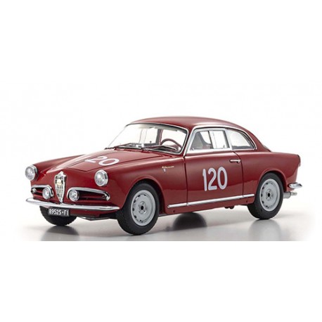 Alfa Romeo&nbsp;Giuletta SV Sprint Veloce 120 Mille Miglia 1956 Beccucci Cazzato Kyosho 08957A