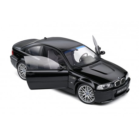 Horloge Miniature Voiture BMW M3 (E46) – Modèle 20x30 Cm – Noir – Fabriqué En France