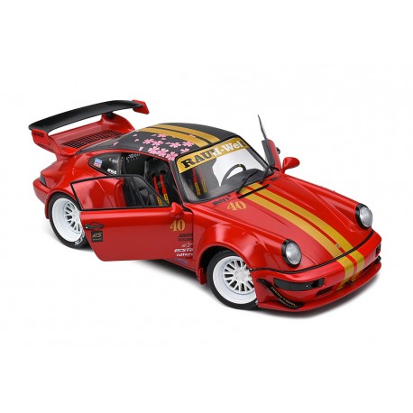 Porsche 911 964 RWB Rauh Welt 2021 Red Met Solido S1807506
