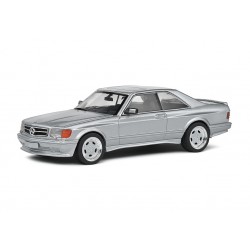 Mercedes Benz S-Class 560SEC AMG C126 Wide Body 1990 Silver Solido S4310903