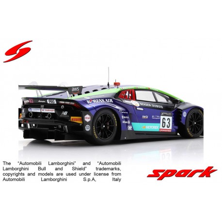 Lamborghini Huracan GT3 Evo 63 24 Heures de Spa Francorchamps 2022 Spark 18SB061