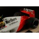 McLaren&nbsp;Honda MP4/6 1 Ayrton Senna F1 World Champion 1991 with driver and flag GP Replicas GPWC002