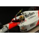 McLaren&nbsp;Honda MP4/6 1 Ayrton Senna F1 World Champion 1991 with driver and flag GP Replicas GPWC002