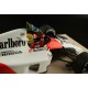 McLaren&nbsp;Honda MP4/6 1 Ayrton Senna F1 World Champion 1991 with driver and flag GP Replicas GPWC002