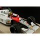 McLaren&nbsp;Honda MP4/6 1 Ayrton Senna F1 World Champion 1991 with driver and flag GP Replicas GPWC002