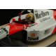 McLaren&nbsp;Honda MP4/6 1 Ayrton Senna F1 World Champion 1991 with driver and flag GP Replicas GPWC002