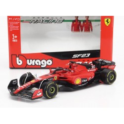 Ferrari SF-23 16 Charles Leclerc F1 2023 Bburago BU36836LE