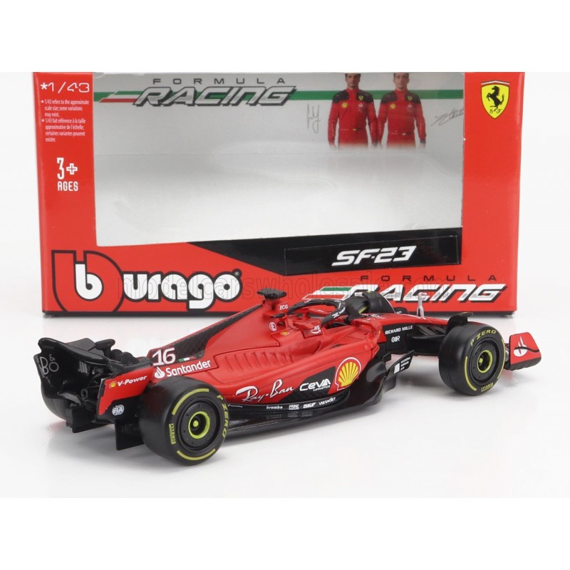 Ferrari SF-23 Charles Leclerc F1 GP Singapore 2023 - BBR 1:18 - Neuf Prévente
