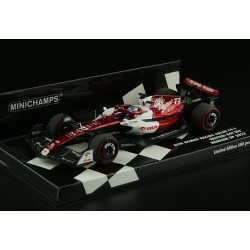 Alfa Romeo Ferrari C42 77 Valtteri Bottas F1 Grand Prix de Bahrain 2022 Minichamps 417220177