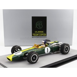 Lotus&nbsp;43 with driver 1 Jim Clark F1 Winner USA 1966 Tecnomodel TMD18-188A-D