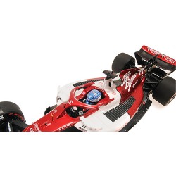 Alfa Romeo Ferrari C42 77 Valtteri Bottas F1 Grand Prix de Bahrain 2022 Minichamps 117220177