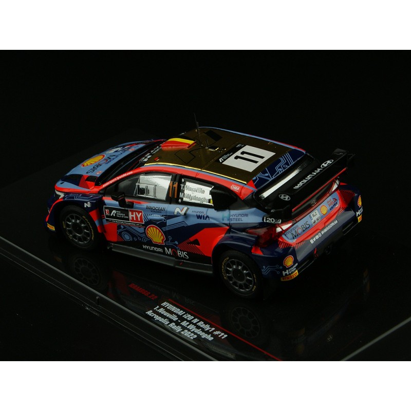 IXO 1/43 Hyundai I20 N Rally1 – Rallye Croatie 2022, Neuville, Miniature Collection