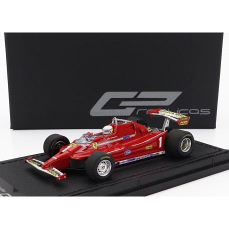 Ferrari 126C with driver 1 Jody Schekter F1 1980 GP Replicas GP43-035AWD