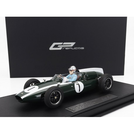 Cooper T53 with pilot 1 Jack Brabham F1 Pole Winner Angleterre Silverstone 1960 GP Replicas GP160AWD
