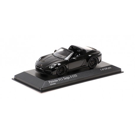 Porsche 911 992 Targa 4 GTS 2021 Rubystar - Minichamps 1/18 - Modèle Neuf