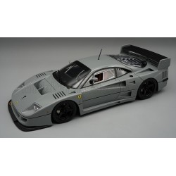 Ferrari&nbsp;F40 LM Press Version - Black Wheels 1996 Grigio Medio Tecnomodel TM18-286M