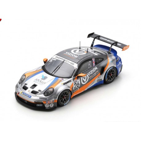 Porsche 911 GT3 Cup 26 Champion Porsche Carrera Cup Grande Bretagne 2022 Kiern Jewiss Spark SUK018