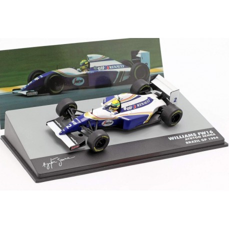 Williams Renault FW16 2 F1 Grand Prix du Brésil 1994 Ayrton Senna Edicola F1BRACOL019-33067