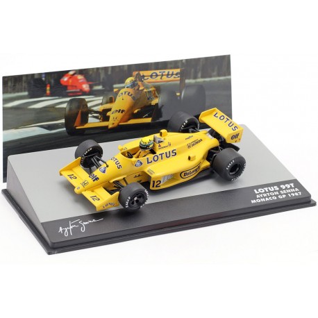 Lotus 99T 12 F1 Grand Prix de Monaco 1987 Ayrton Senna Edicola F1BRACOL002-51581