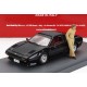 Ferrari 308 GTS Personnal Car Keke Rosberg With Figure 1982 Black Best Model BEST9843/P