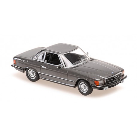 Mercedes Benz 350 SL Cabriolet Hardtop R107 1974 Grey Metallic Minichamps 940033451