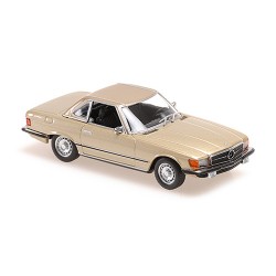 Mercedes Benz 350 SL Cabriolet Hardtop R107 1974 Gold Minichamps 940033450