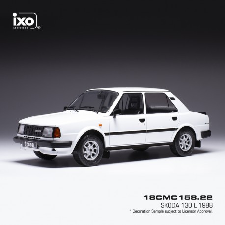 Skoda 130 L 1988 White IXO 18CMC158