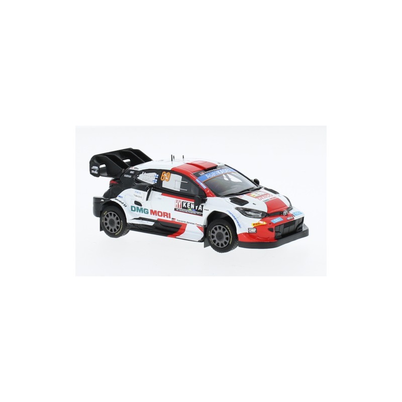 Miniature Toyota Yaris GR Rally1 - Safari Rallye 2022 - Rovanperä - IXO RAM856 - 1/43