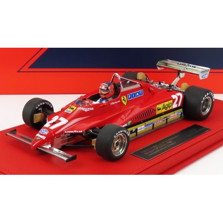 Ferrari 126 C2 Last qualification with pilot 27 Gilles Villeneuve F1 Belgique Zolder 1982 GP Replicas GPGV007